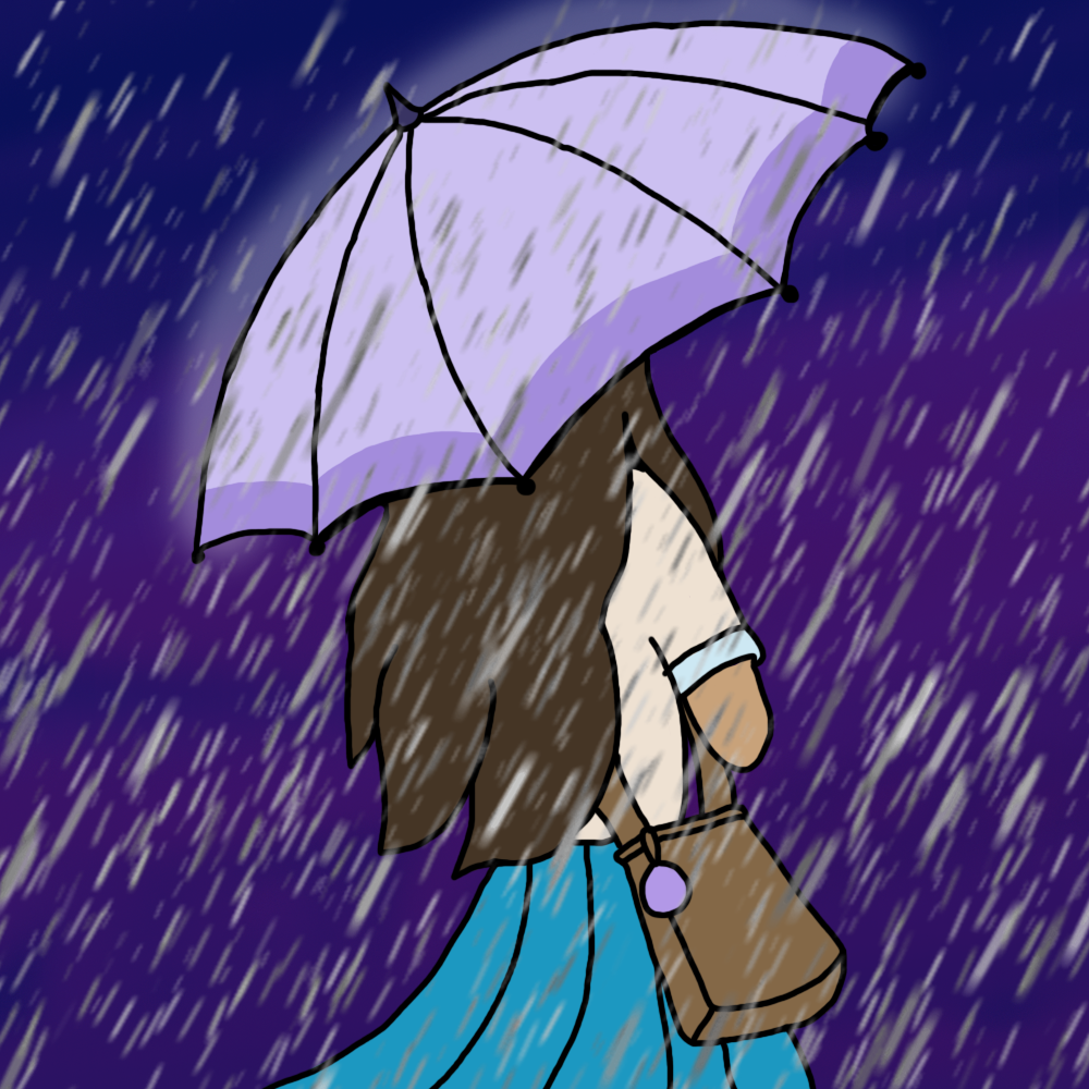 Rainy Day RP logo featuring a storm cloud icon